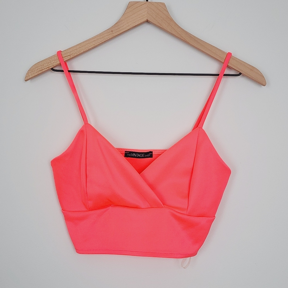 Neon Pink Crop Top - Picture 5 of 5